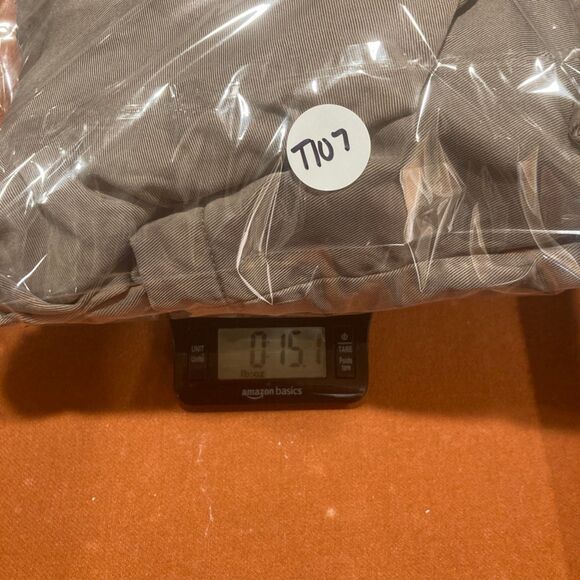 Bishop + Young Utility Jacket Sz S Taupe Brown Tencel Roll Tab Lightweight Coat - Picture 10 of 10